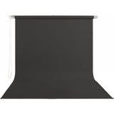 Stilfon 195 cm x 200 cm Sonsuz Siyah Fon Perdesi Seti