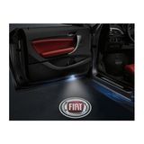 Stilix Garage Fiat Kapı Altı LED Logo Projektör – Pilli & Yapıştırmalı Hayalet Logo Aydınlatma