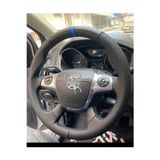 Stilix Garage Ford Focus 3 Araca Özel Direksiyon Kılıfı (NOKTALI KARBON YÜZÜKLÜ)