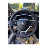 STİLİX GARAGE Honda Civic FB7 Araca Özgü Dikmeli Direksiyon Kılıfı BENTLEY DERİ SİYAH