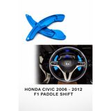 STİLİX GARAGE Honda civic fd6 uyumlu typer fn2 direksiyon f1 vites kulakçık paddle shift 2006 / 2012 MAVİ