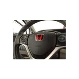 Stilix Garage Honda Civic İes Makyajlı-fd6-fb7 FC5 FK7 Uyumlu Kırmızı Direksiyon Logosu 5x4 Cm