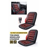 STİLİX GARAGE Isıtmalı Oto Koltuk Minderi – Ayarlanabilir Sıcaklık – Tüm Binek Araçlara Uyumlu Isıtıcı Minder 12V