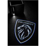 STİLİX GARAGE Peugeot Yeni Logo Araçları Kapı Altı Led Logo Mesafe Sensörlü Yeni Nesil 2 ADET
