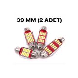 STİLİX GARAGE Sofit Led Canbus C5w Tavan Plaka Ampül 39 mm 2 Adet