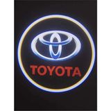Stilix Garage Toyota Logolu Mesafe ve Işık Sensörlü Pilli Kapı Altı LED Logo