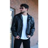 Stilkombin Bel Lastikli Oversize Suni Deri Mont Bl 1731_ 50379