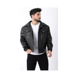Stilkombin Kolu Lastikli Çıtçıtlı Suni Deri Mont Str 5021-50311 001 siyah