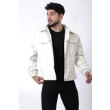 Stilkombin Kolu Lastikli Çıtçıtlı Suni Deri Mont STR 5021- 50311