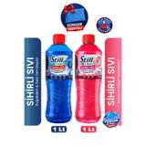 Still 2'li Set - Duşakabin Derz Temizleyici ve Banyo Klozet Temizleyici Sihirli Sıvı 1Lt Sünger Hediye
