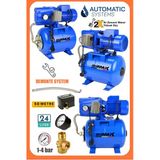 Stilmax 1.5 Hp Bakır Sargı Jet Su Pompası + 24Lt Yatay Küre Tank Seti Otomatik Hidrofor Su Pompası