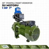 Stilmax 1 Hp Jet Pompalı Paket Hidrofor Su Motoru 1000 W Güç, 5 Bar Basınç, Temiz Su Kullanımı