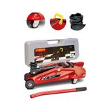 Stilmax 2.5 Ton Tekerlekli Arabalı Hidrolik Kriko Plastik Çantalı