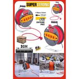 Stilmax 30 Metre Makaralı Uzatma Kablosu 3X2.5 Mm² – 4 Prizli Seyyar Uzatma Kablosu