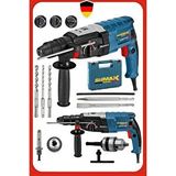 Stilmax 4000 Watt 3 Fonskiyonlu Şantiye Tipi Kırıcı Delici Hilti Darbeli Matkap Seti Metal Dişli Şanzıman