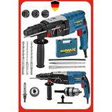 Stilmax 4000W 3 Fonskiyonlu Şantiye Tipi Kırıcı Delici Hilti Darbeli Matkap Seti Metal Dişli Şanzıman