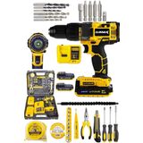 Stilmax 58V 8AH Çift Torq Lion Batarya Metal Şanzıman Turbo Şarjlı Darbeli Matkap + Full Tamir Set Garanti