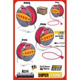 Stilmax Bakır Sargılı 0 Metre Makaralı Uzatma Kablosu – 3X2.5 Mm² – 4 Priz | Atölye & Şantiye Tipi