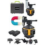 Stilmax Çift Akülü Kumandalı Mıknatıslı Otomatik Hizalama 360° Yatay Dikey Çapraz Lazer Çizgi Çantalı Set