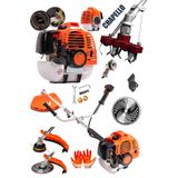 stilmax Germany 4x4 Metal Şanzıman 20HPX Yan Tipi Benzinli Motorlu Ot Çalı Tırpanı + Chapello Eşeleme Başlık