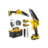 stilmax Germany 58V 10Ah 18 Cm Bakir Sargili Çift Akülü Yağ Pompalı Dal Kesme Budama Testere Bıçkı Makinesi
