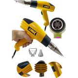Stilmax Germany Sıcak Hava Isı Tabancası 4200 W Çift Kademeli Termik Koruma Sıcak Hava Makinesi 900 C°