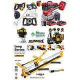 Stilmax Seramik Süper4 Series- 16 Çizgi Satır Lazer Hizalama-Akülü Vantuz-120Mm Seramik Fayans Kesme-Mikser