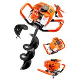 Stilmax Stea990 Germany Metal Dişli System 9900X Benzinli Toprak Burgu Makinesi Fidan Dikme 20Cm Delme Ucu