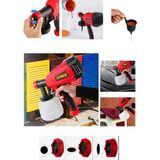 Stilmax Sweden Yüksek Basınçlı Boya Ilaç Dezenfektan Püskürtme Makinesi Elektrikli Sprey Boya Tabancası 800W - 1,8 mm