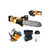 Stilmax Yağ Pompalı Kömürsüz Motorlu Otomatik Seri Çift Akülü Dal Budama Testere Bıçkı Makinesi 35Cm Palalı