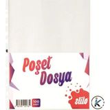Stilo - A4 Poşet Dosya 100'Lü Saydam 30 Mic.