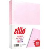 Stilo A4 Renkli Fotokopi Kağıdı 250 'li 80 Gram Pınk - Pembe