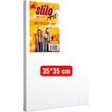 Stilo Art Canvas 35X35 cm Tuval - 35*35 cm - Beyaz