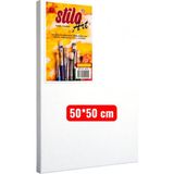 Stilo Art Canvas 50X50 cm Tuval - Beyaz