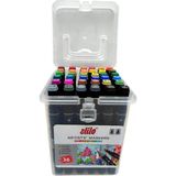Stilo Çift Uçlu Premium Akrilik Marker Pp Kutu 36 Renk - Çok Renkli - Renk Sayısı - Akrilik Marker