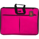 Stilo Kumaş Körüklü Proje Çantası (35X50) Pembe - 35*50 cm - Resim & Proje Çantası