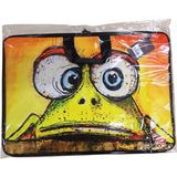 Stilo Kumaş Resim & Proje Çantası (35X50) Desenli (35*50) ( Angry Frog ) - Çok Renkli - Proje Resim Çantası