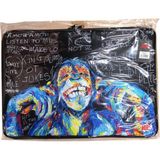 Stilo Kumaş Resim & Proje Çantası (35X50) Desenli (35*50) ( Prf Monkey) - Çok Renkli - Proje Resim Çantası