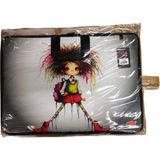 Stilo Kumaş Resim & Proje Çantası (35X50) Desenli (35*50) ( Student Girl ) - Çok Renkli - Proje Resim Çantası