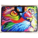 Stilo Kumaş Resim & Proje Çantası (35X50) Desenli ( Abstract Cat ) - Çok Renkli - Proje Resim Çantası - 35*50