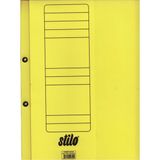 Stilo Lux Yarım Kapak Telli Dosya ( Sarı ) ( 50 Adet ) - Boyut - Lux Karton Yarım Kapak Telli Dosya