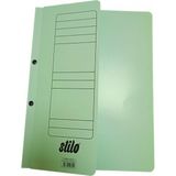 Stilo Lux Yarım Kapak Telli Dosya ( Yeşil ) ( 10 Adet ) - Boyut - Lux Karton Yarım Kapak Telli Dosya