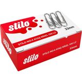 Stilo No:4 Ataş Nikel - Metal - No: 4 ( 33 mm) - Ataç