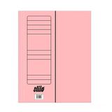 Stilo Pembe Yarım Kapak Dosya - 10 Adet