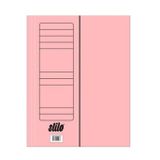 Stilo Pembe Yarım Kapak Dosya 5 adet