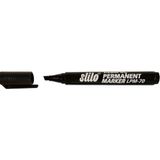 Stilo Permanent Kalem Kesik Uç Siyah - Permanent Markör