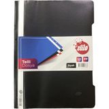 Stilo Telli Dosya Eco Siyah ( 10 Adet ) - Boyut - Plastik Telli Dosya