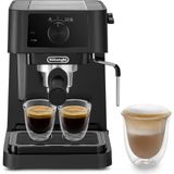 Stilosa Ec 230.BK - Geleneksel Espresso Süzgeç Makinesi, Manuel Süt Köpürtücülü Espresso Makinesi, Espresso Tozu, 1 L Su Tankı, Siyah