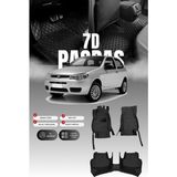 Stiloto Fiat Palio (1997-2012) 7d Deri Havuzlu Oto Paspas | Tam Koruma,araca Özel & Hızlı Montaj - Siyah