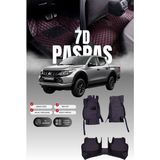 Stiloto Mitsubishi L200 (2015-2019) 7d Deri Havuzlu Oto Paspas | Tam Koruma,araca Özel & Hızlı Montaj